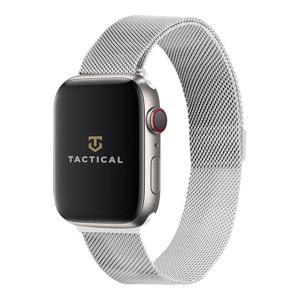 Tactical 338 Loop Magnetic Stainless Steel Band for Apple Watch 1/2/3/4/5/6/7/8/SE 38/40/41mm Silver