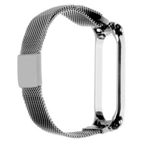 Tactical 686 Loop Magnetic Steel Band for Xiaomi Mi Band 5/6 Silver