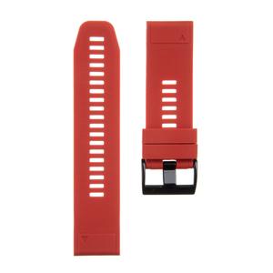 Tactical 669 Silicone Band for Garmin Fenix 5X/6X/7X QuickFit 26mm Red