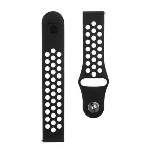 Tactical 702 Double Silicone Band 20mm Black/White
