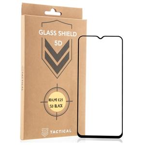 Tactical Glass Shield 5D for Realme C21 Black 