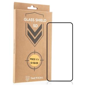 Tactical Glass Shield 5D for Poco F3 Black