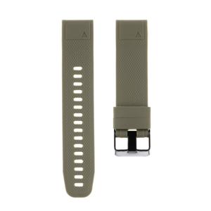 Tactical 818 Silicone Band for Garmin Fenix 5S/6S/7S QuickFit 20mm Army Green