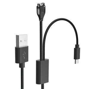 Tactical USB Charging and Data 2in1 Cable for Garmin Fenix 7 + USB-C