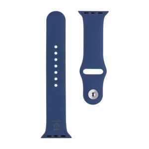 Tactical 837 Silicone Band for Apple Watch 1/2/3/4/5/6/7/8/9/SE 38/40/41mm Navy Blue