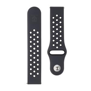 Tactical 856 Double Silicone Band 20mm Black