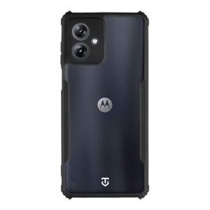 Tactical Quantum Stealth Cover for Motorola G54 5G/Power Edition Clear/Black 