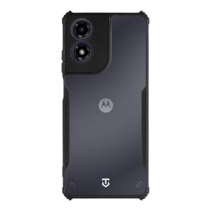 Tactical Quantum Stealth Cover for Motorola G04 Clear/Black 
