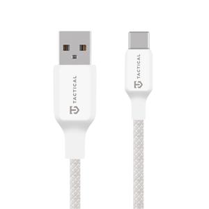 Tactical Stitch Thread Cable USB-A/USB-C 2m White